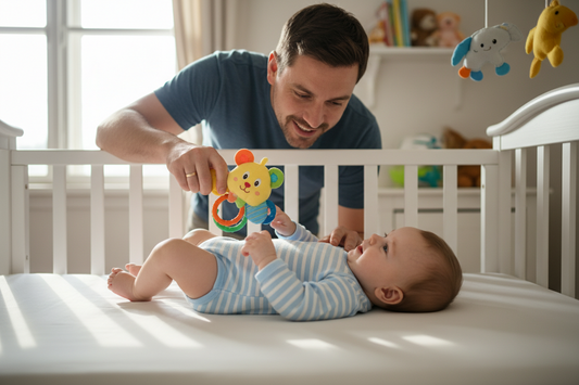 Éveil sensoriel bébé (0-6 mois) : jouets, conseils et développement