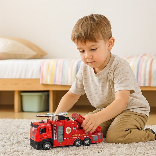 Camion pompier jouet | Réaliste Sons & Lumières - JOUET - PRO
