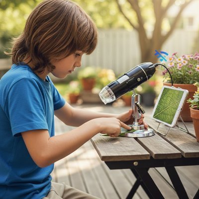 Microscope portable enfant | Découverte Scientifique - JOUET - PRO