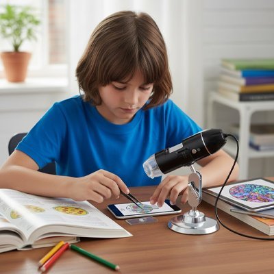 Microscope portable enfant | Découverte Scientifique - JOUET - PRO